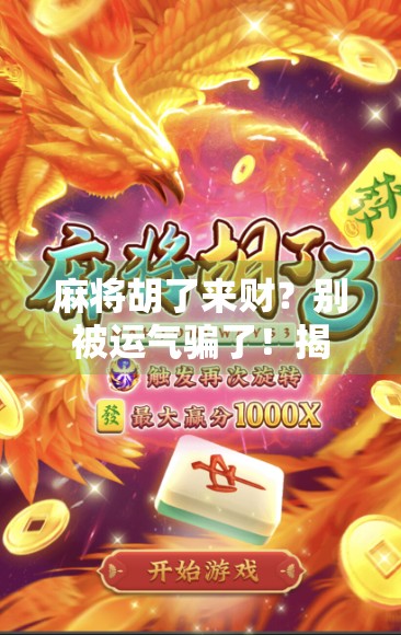 麻将胡了来财？别被运气骗了！揭秘背后的心理陷阱与真实财富逻辑