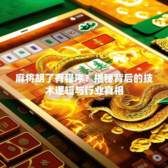 麻将胡了有程序？揭秘背后的技术逻辑与行业真相