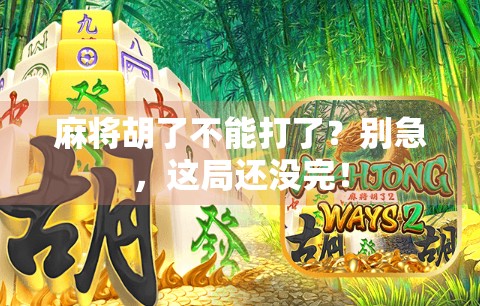 麻将胡了不能打了？别急，这局还没完！