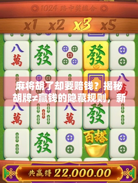 麻将胡了却要赔钱？揭秘胡牌≠赢钱的隐藏规则，新手必看！