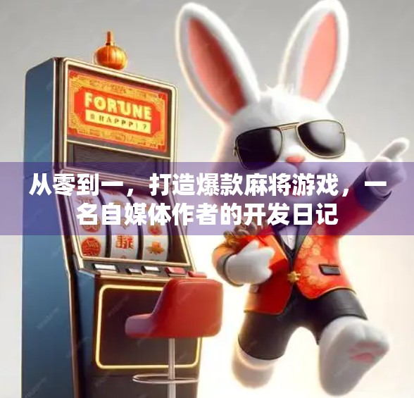 从零到一，打造爆款麻将游戏，一名自媒体作者的开发日记